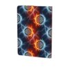 Ice Water Fire Lightning Darts Board Leather Journal Cover for Women