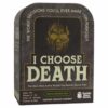 I Choose Death Would-You-Rather Card Game for Adults - Glow-in-the-Dark Tombstone Box - What Would You Rather Do Party Game with 300 Scenario Cards - Great Gift for Parties, Halloween, Birthdays - 18+