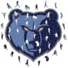 Iconic Puzzles - Memphis Grizzlies, Logo, Officially Licensed NBA Wooden Puzzle, 100% Sustainable, Gift for Adults and Kids, Size S, 150 Pcs