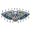 Iconic Puzzles - New Orleans Pelicans, Logo, Officially Licensed NBA Wooden Puzzle, 100% Sustainable, Gift for Adults and Kids, Size S, 150 Pcs