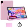 ICONLINK 10 Inch Tablet Android 16 Tablets with Case 4+16GB RAM+128GB ROM, 6000mah Battery 10 in Android Tableta, 2MP+8MP Dual Camera 10.1'' IPS HD Touch Screen Tab (Pink)