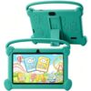 ICONLINK Kids Tablet 7 inch 3-9 for Kids,32GB ROM Toddler with Shockproof Case,Kids Android Software Installed Netflix,YoutTube, aiwawa Apps Parent Controls,Dual Camra, WiFi,FM, GPS (Green)