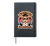 I Crushed Kindergarten Lion Graduation Hardcover Journal, Black