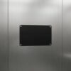 IDEANATEGRATE 20pcs Black Aluminum Name Plate Rectangle Sheet for Engraving, Lightweight and Resisting Deformation, for Control Cabinets and Crafts, Metal Office Sign Blanks