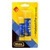 Idena 60072 Glue Stick, Colourless, 10g + 22g, Solvent Free, Child Friendly Glue for Arts and Crafts
