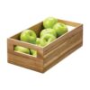iDesign Acacia Wood Pantry Storage Bin with Handles - Natural