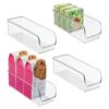 iDesign Narrow Pantry Bin, Set of 4, Clear