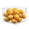 iDesign Open-Front Storage Bin, Clear