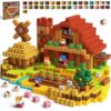 idoot 100PCS Magnetic Building Blocks Set, Farm Themed Kids Magnetic Blocks STEM Toys, Montessori Education for Boys and Girls, Christmas and Birthday Gifts for 3 4 5 6 7 8 9 10 11 12 Years Old