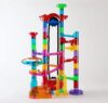 Ifollower 201Pcs Marble Run Kit with Motorized Elevator, Upgrade Mable Track Maze Race Construction Game, STEM Building Learning Toy, Birthday for Boys Girls Aged 3-12