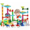 Ifollower Marble Run Kit, 110pcs Marble Maze Game Construction Building Toys for Kids, Marble Track Race Set STEM Learning Toys Gift for Boys Girls 3 4 5 6 7 8 9 10+, 8105