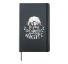 If Vinyl is wrong I don't want to be Right Hardcover Journal, Black