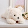 IFX24 27.5'' 10LB Weighted Stuffed Animal Beige Teddy Bear, Soft Plush Giant Teddy, Cuddle Companion Gift for Kids and Adults