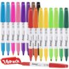 IGreis Fine Point Permanent Markers, 16 Count for Painting, Coloring, Waterproof, Quick Drying, No Smudge, Fade Resistant, on Plastic, Glass, Metal, Office School Home Use, Assorted Colors