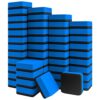 IHPUKIDI Mini Dry Erase Erasers, Blue, 48 Pack, 2 x 2 Inch