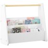 Ikebana Kids Bookshelf, Montessori Bookshelf for Toddlers 1-5 Years, Wooden Baby Book Shelf for Kids Rooms, Classroom and Nursery