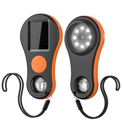 ILIHOME Digital Microscope Handheld 2.0 inch IPS Color Screen,Portable Digital Magnifying Glass,Marco Microscope for Kids,Built-in 8LED Lights,USB Compatible with PC Windows, Mac OS