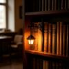Illuminate Your Imagination with Library Lantern - Decorative Bookshelf Lighting, Miniature Reading Book Shelf Lights for Home & Desk - Unique Gift for Book Enthusiasts