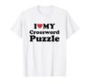 I Love My Crossword Puzzle T-Shirt