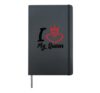 I Love My Queen Valentine's Day Love Love Partnership Hardcover Journal, Black