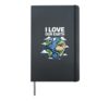 I Love Our Earth Nature Conservation Hardcover Journal, Black