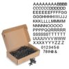 Ilyapa 167 Piece Alphabet Magnets Magnetic Letters and Numbers for Whiteboard, Chalkboard Signs & Fridge, ABC Magnets, Soft & Durable EVA Foam Magnetic Alphabet Letters Works on All Metal Surfaces
