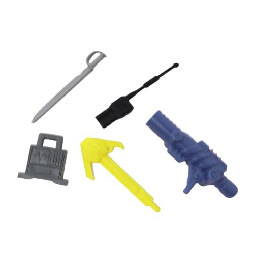 Imaginext Replacement Parts for Collectible Fisher-Price Jurassic World Rebirth Playset JFR25 - Replacement Set of Tools and Accessories - Launcher, Projectile, Radio, Walkie Talkie and Sword