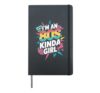 I'm An 80's Kinda Girl Hardcover Journal, Black
