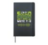 I´m a Sound engineer. Don´t make me mute you Audio Engineer Hardcover Journal, Black