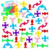 Imdroi Suction Cup Toys, Silicone Sensory Color Fruit Toys