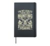 I'm Not Always Thinking About Hunting Funny Men Women Kids Hardcover Journal, Black