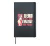 I'm Not Weird I'm Just More Creative Than You Anime Girl Hardcover Journal, Black