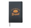 I'm only here for the bread baker Hardcover Journal, Black