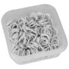 Imperial Riding Braiding Rubbers IRH 45 g, Elastic Rubber Bands for Braiding Horse Mane, White, 1 Size