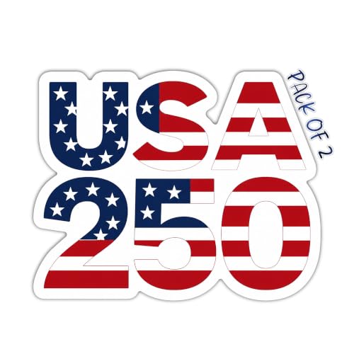 IMPERIAL VIBES - 2-Pack | USA 250th Anniversary Vinyl Sticker | Vinyl Decal for Laptop | Waterproof Sticker for WaterBottle | Decal for iPad, Car, Truck & MacBook | Perfect for Indoor/Outdoor Use –184