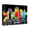 Impossible Colorful Wine Puzzles for Adults 1000 Pieces, Rainbow Cocktail Themed Jigsaw Puzzles, Challenging Art Puzzles
