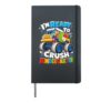 I'M READY TO CRUSH KINDERGARTEN Monster Truck School Kids Hardcover Journal, Black