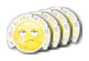 I'm Sorry DID I ROLL My Eyes Out Loud? Sticker | Funny Emoji Decal | Humor Vinyl | Sarcastic Quote | Eye Cute | 4 Pack [ROLL]