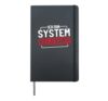 I'm System Relevant - Social Distancing Hardcover Journal, Black