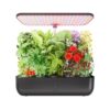 Indoor Hydroponic Growing System, 12-Pod Indoor Herb Garden with LED Grow Lights, Quiet Automatic Hydroponics with Adjustable Height, Home Kitchen Plant Germination Kit