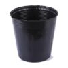 Indoor Windowsill Seedling Starter, Square Germination Cup with Bottom Watering Reservoir, Durable PP Plastic Nursery Pot for Herbs and Vegetables, Black (1 Pack)
