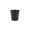 Indoor Windowsill Seedling Starter, Square Germination Cup with Bottom Watering Reservoir, Durable PP Plastic Nursery Pot for Herbs and Vegetables, Black (1 Pack)