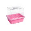 Indoor Windowsill Seed Starter Kit, High-Dome Germination Tray, Clear PET Propagation Box with Humidity Control (1 Set)