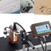 Industrial Inkjet Coding Machine with Touchscreen, 12.7mm & 25.4mm Printing Width, Fast-Dry Ink for Date, Batch, Label, Logo and Barcode Marking