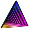 Infinity Mirror Light, 3D LED Tunnel Lamp with Music Sync, Smart App & Remote Control, 358 RGB Modes for Gaming Room, Bedroom Decor, Sensory Therapy, Easy Wall Mount