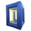 Inflatable Cash Cube Money Machine Booth, Large 8.9ft Commercial Blue for Advertising, Promotional Events, Shopping Malls, Trade Shows, Party Displays (No Blowers)