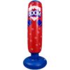 Inflatable Punching Bag, 49.2 in Tall PVC Kick Boxing Bag with Thickened Base, Blow Up Standing Tumbler Bop Boxing Toy for Practice, Exercise, Emotional Comfort