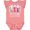 inktastic Future Baby Flutter Sleeve Bodysuit 18 Months Mauve 3119f