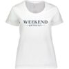 inktastic Weekend Retreat Vibes Women's Plus Size T-Shirt 1X 0020 White 4930f