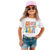 in My Preschool Era Shirt Toddler Girl First Day of School T-Shirt Cute Back to School Tee Short Sleeve Summer Tops(White,3T(100))